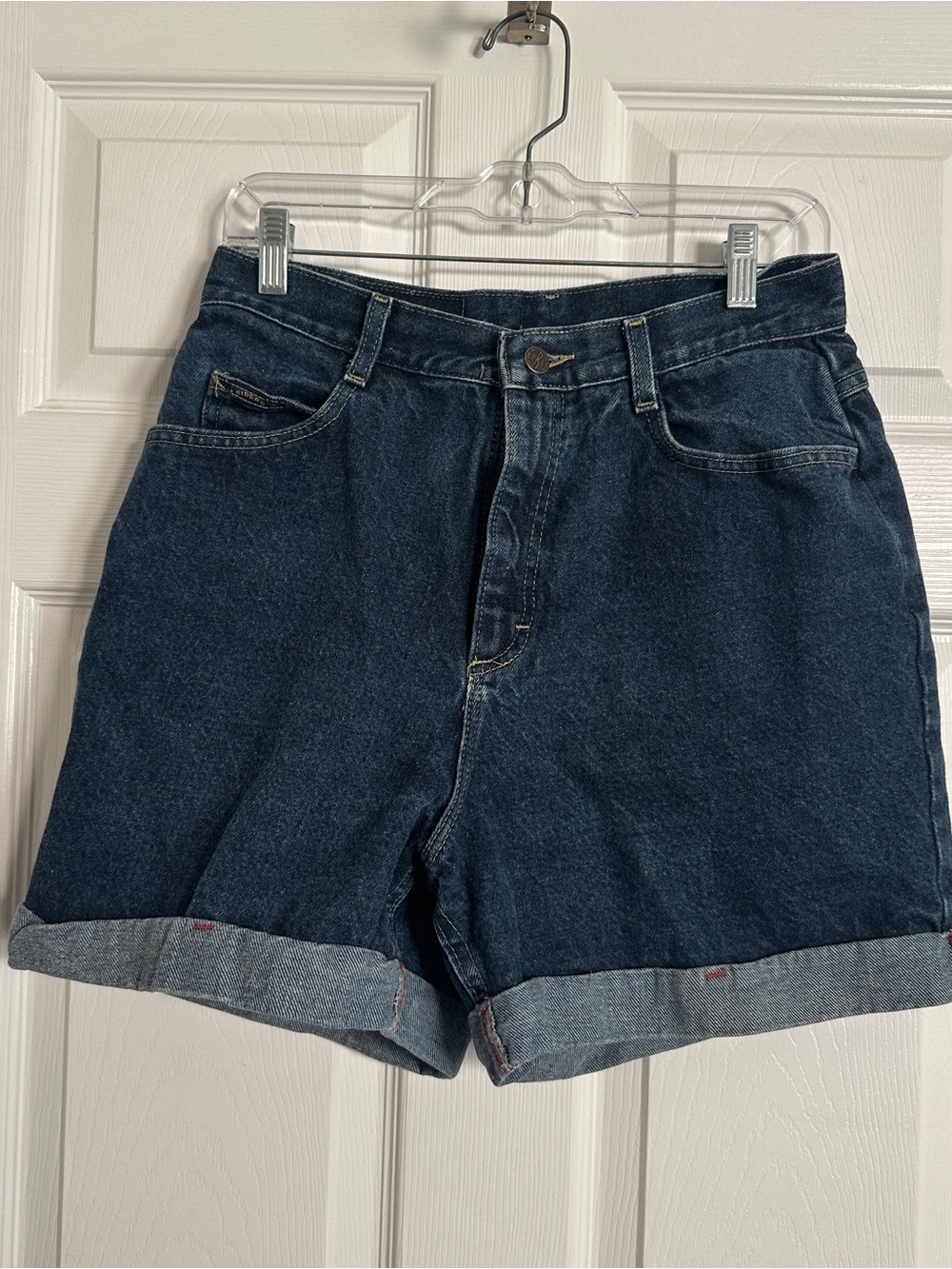 Vintage Riders by Lee Rolled-Hem Jean Shorts
